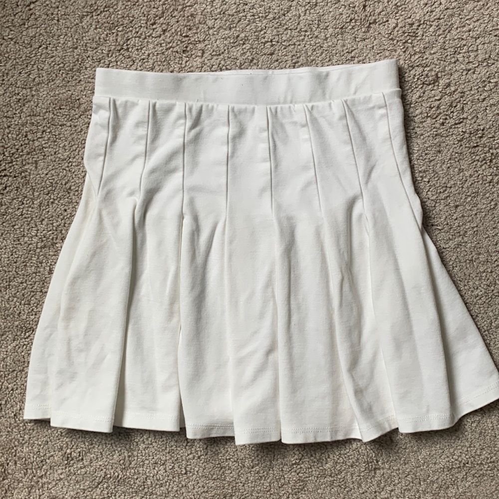 Altard State white pleated tennis skirt size small